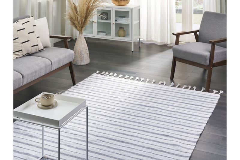 Ryamatta Bademli 160x230 cm - Grå - Textil & mattor - Matta - Modern matta - Ryamatta