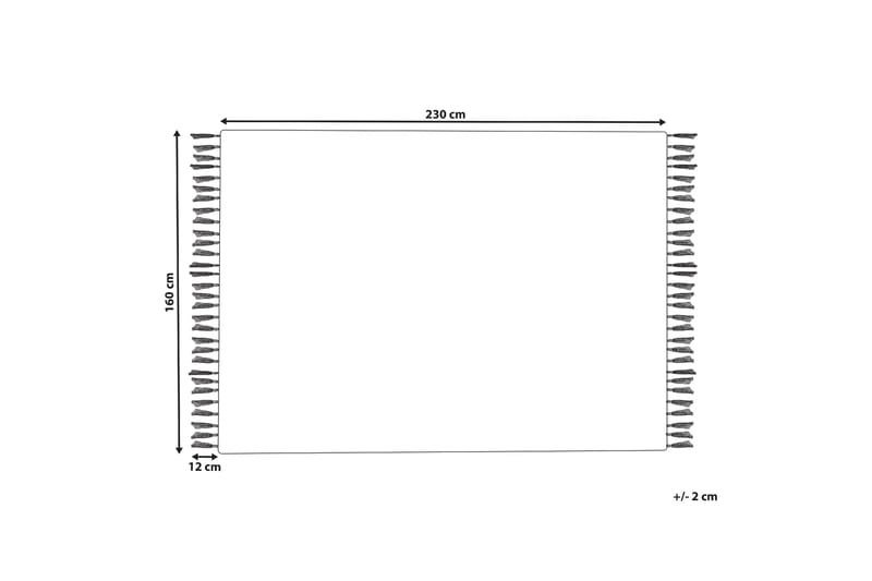 Ryamatta Bademli 160x230 cm - Grön - Textil & mattor - Matta - Modern matta - Ryamatta