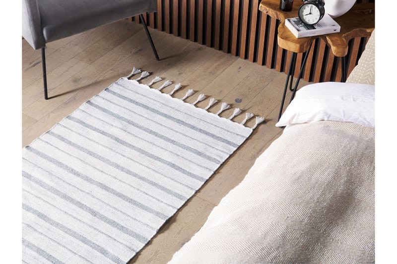 Ryamatta Bademli 80x150 cm - Grå - Textil & mattor - Matta - Modern matta - Ryamatta