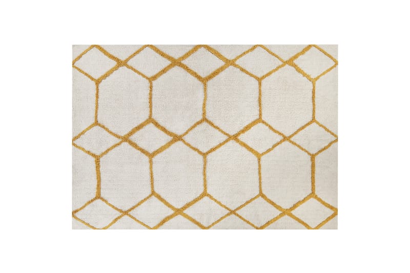 Ryamatta Beyler 160x230 cm - Svart/Vit - Textil & mattor - Matta - Modern matta - Ryamatta