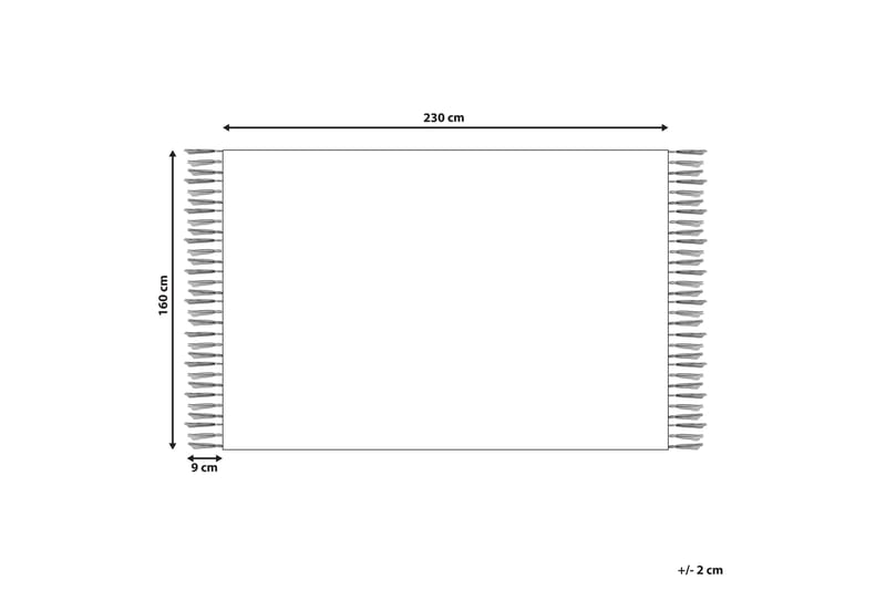 Ryamatta Bingol 160x230 cm - Gul - Textil & mattor - Matta - Modern matta - Ryamatta