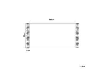 Ryamatta Bingol 80x150 cm - Gul - Textil & mattor - Matta - Modern matta - Ryamatta