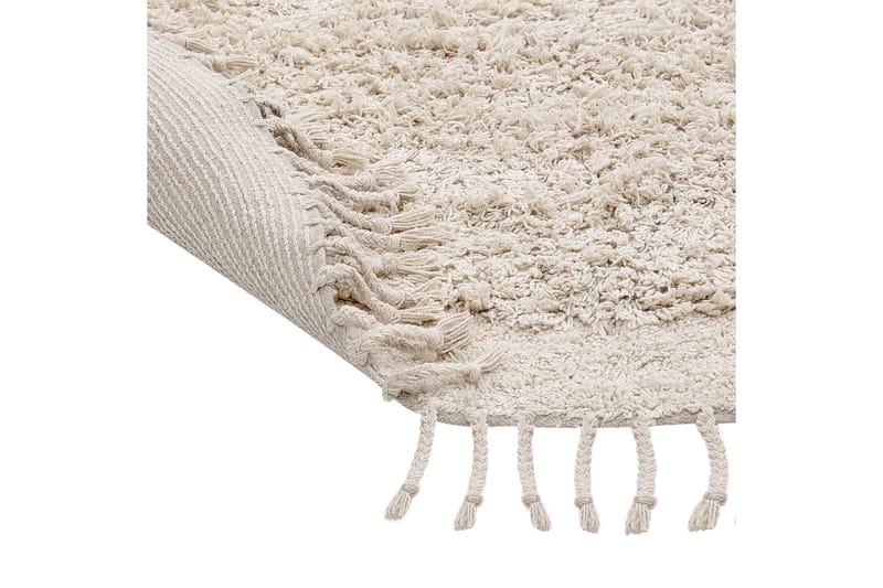 Ryamatta Bitlis 140 cm Rund - Beige - Textil & mattor - Matta - Modern matta - Ryamatta