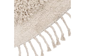 Ryamatta Bitlis 140 cm Rund - Beige - Textil & mattor - Matta - Modern matta - Ryamatta