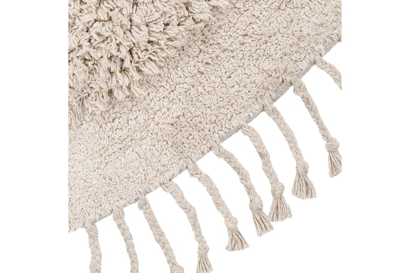 Ryamatta Bitlis 140 cm Rund - Beige - Textil & mattor - Matta - Modern matta - Ryamatta