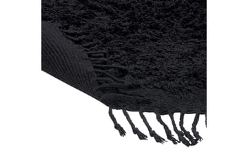 Ryamatta Bitlis 140 cm Rund - Svart - Textil & mattor - Matta - Modern matta - Ryamatta