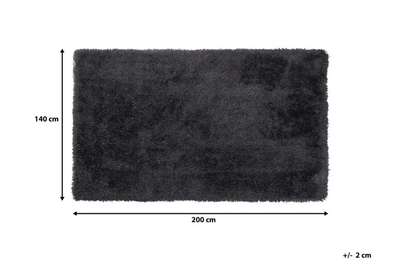 Bleakley Matta 140x200 cm - Svart - Textil & mattor - Matta - Modern matta - Ryamatta