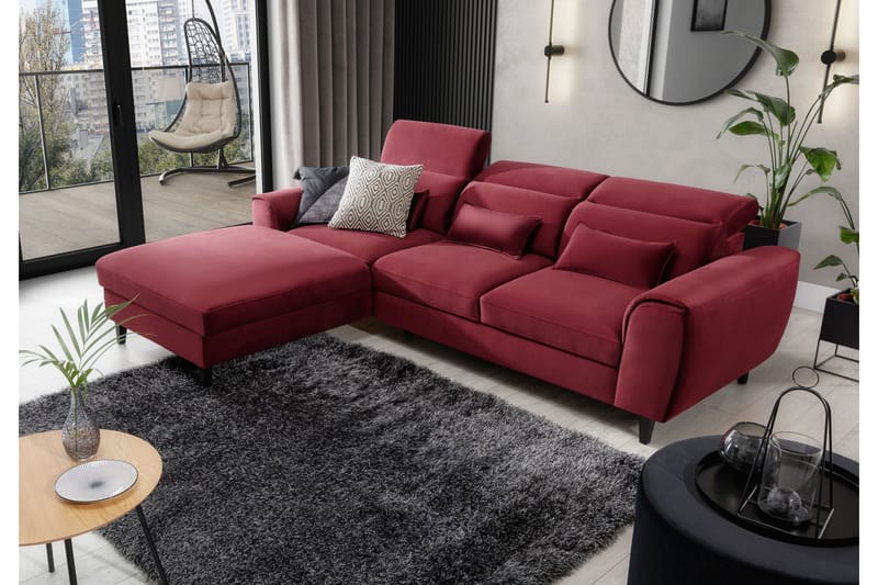 Ryamatta Blodwen Rektangulär 220x160 cm - Svart - Textil & mattor - Matta - Modern matta - Ryamatta