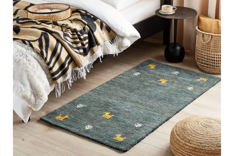 Ryamatta Calti 80x150 cm - Grön - Textil & mattor - Matta - Modern matta - Ryamatta