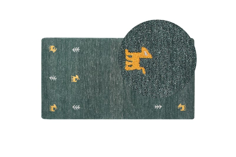 Ryamatta Calti 80x150 cm - Grön - Textil & mattor - Matta - Modern matta - Ryamatta