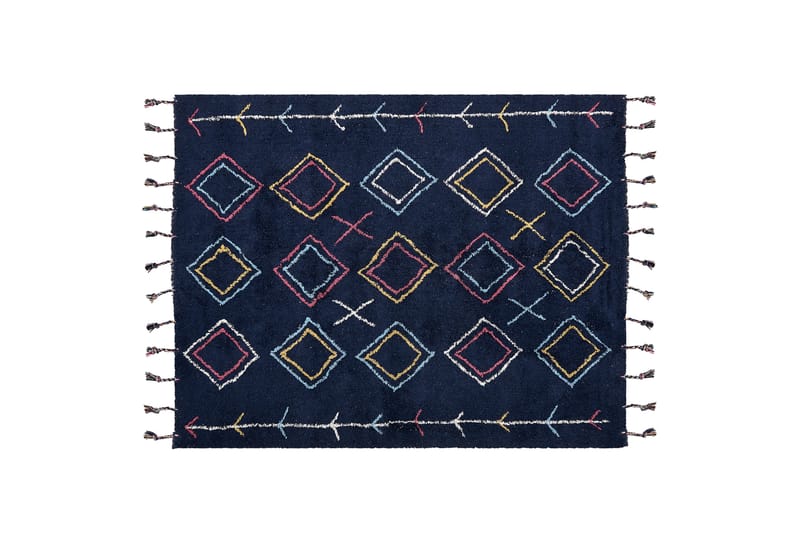 Ryamatta Corum 160x230 cm - Svart - Textil & mattor - Matta - Modern matta - Ryamatta