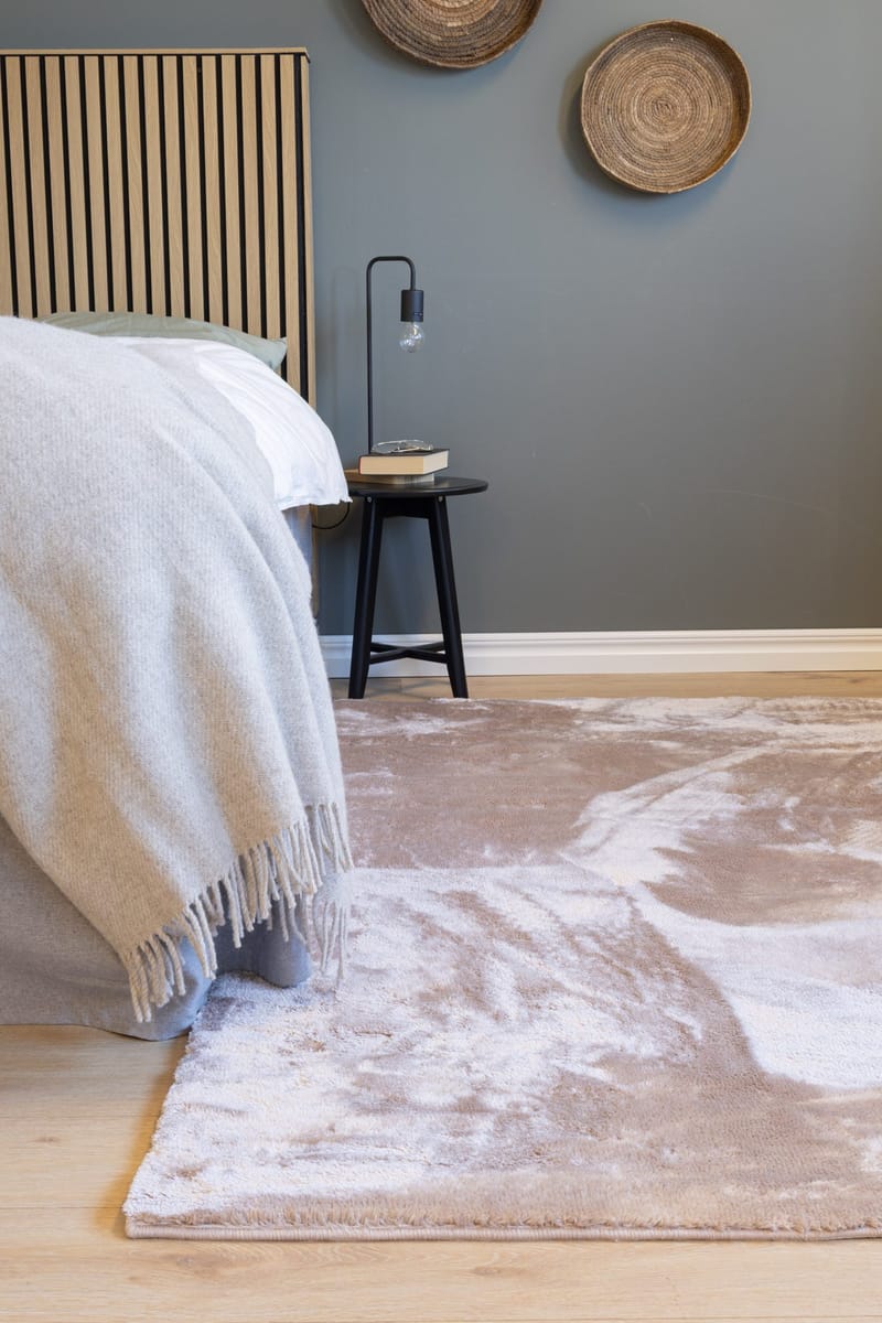 Cozy Ryamatta 110x160 cm Rektangulär - Linne - Textil & mattor - Matta - Modern matta - Ryamatta
