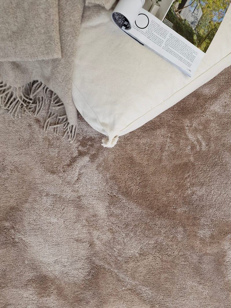 Cozy Ryamatta 110x160 cm Rektangulär - Linne - Textil & mattor - Matta - Modern matta - Ryamatta