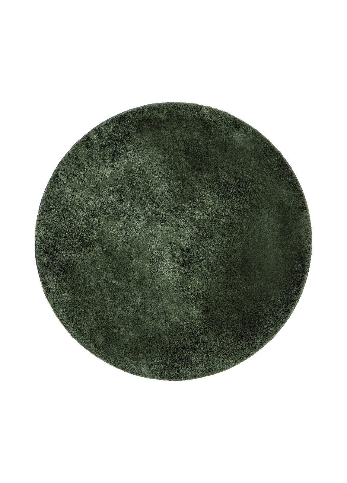 cozy ryamatta 120 cm rund - grön