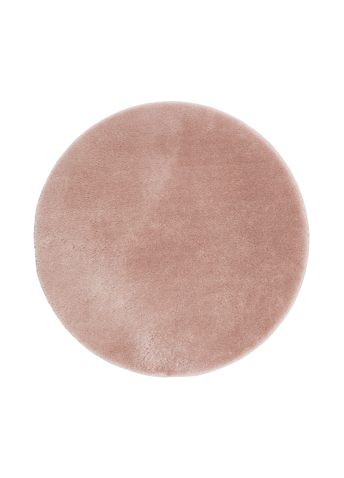 cozy ryamatta 120 cm rund - rosa