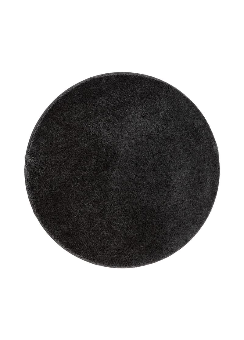 Cozy Ryamatta 120 cm Rund, Svart