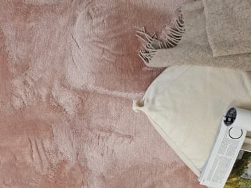 Cozy Ryamatta 133x190 cm Rektangulär - Rosa - Textil & mattor - Matta - Modern matta - Ryamatta
