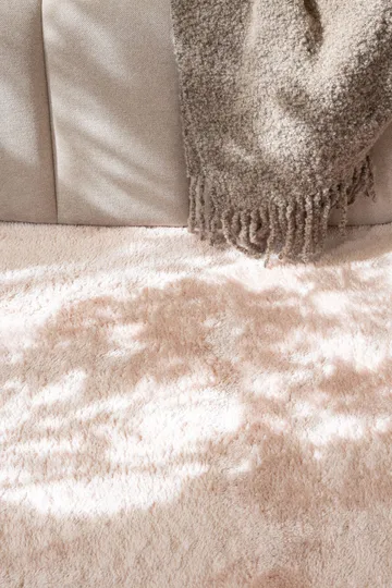 Cozy Ryamatta 133x190 cm Rektangulär - Rosa - Textil & mattor - Matta - Modern matta - Ryamatta