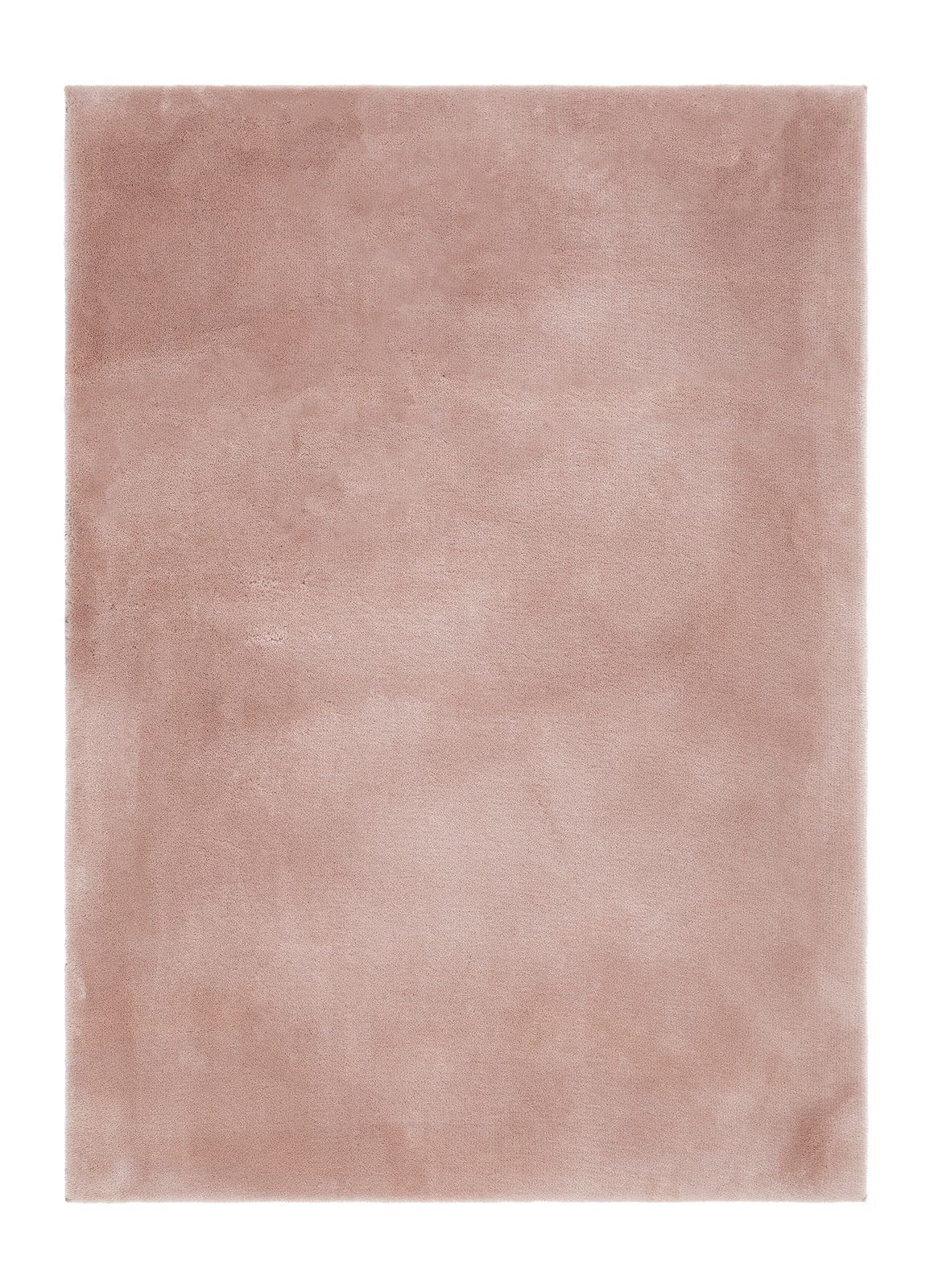 Cozy Ryamatta 133x190 cm Rektangul&auml;r - Rosa