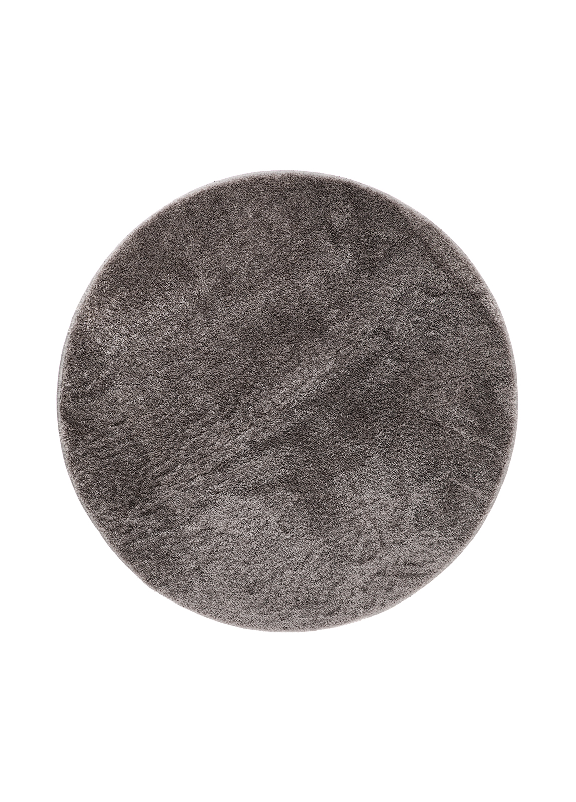 cozy ryamatta 160 cm rund - grå