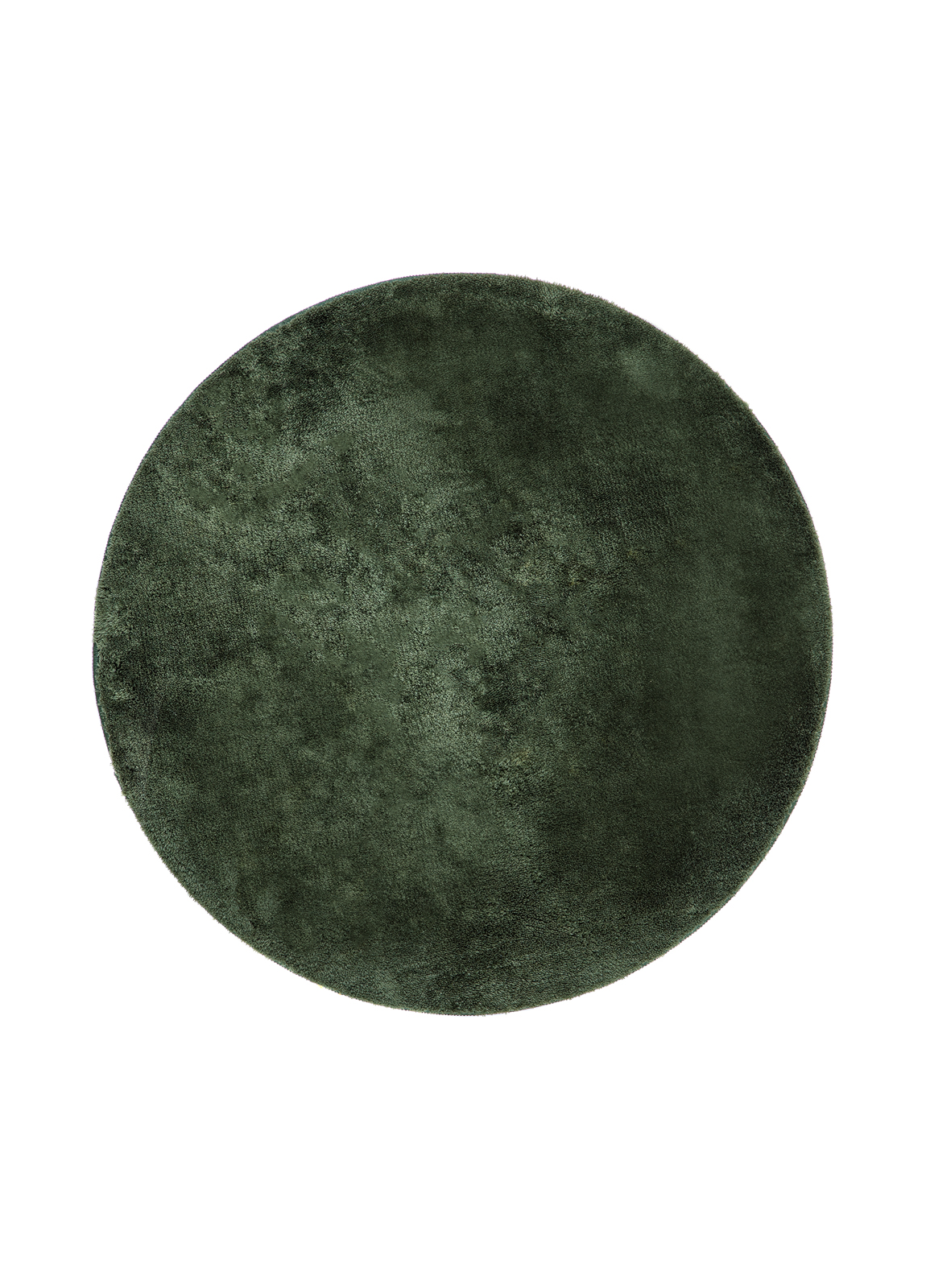 cozy ryamatta 160 cm rund - grön