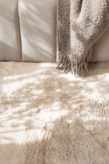 Cozy Ryamatta 160 cm Rund - Linne - Textil & mattor - Matta - Modern matta - Ryamatta