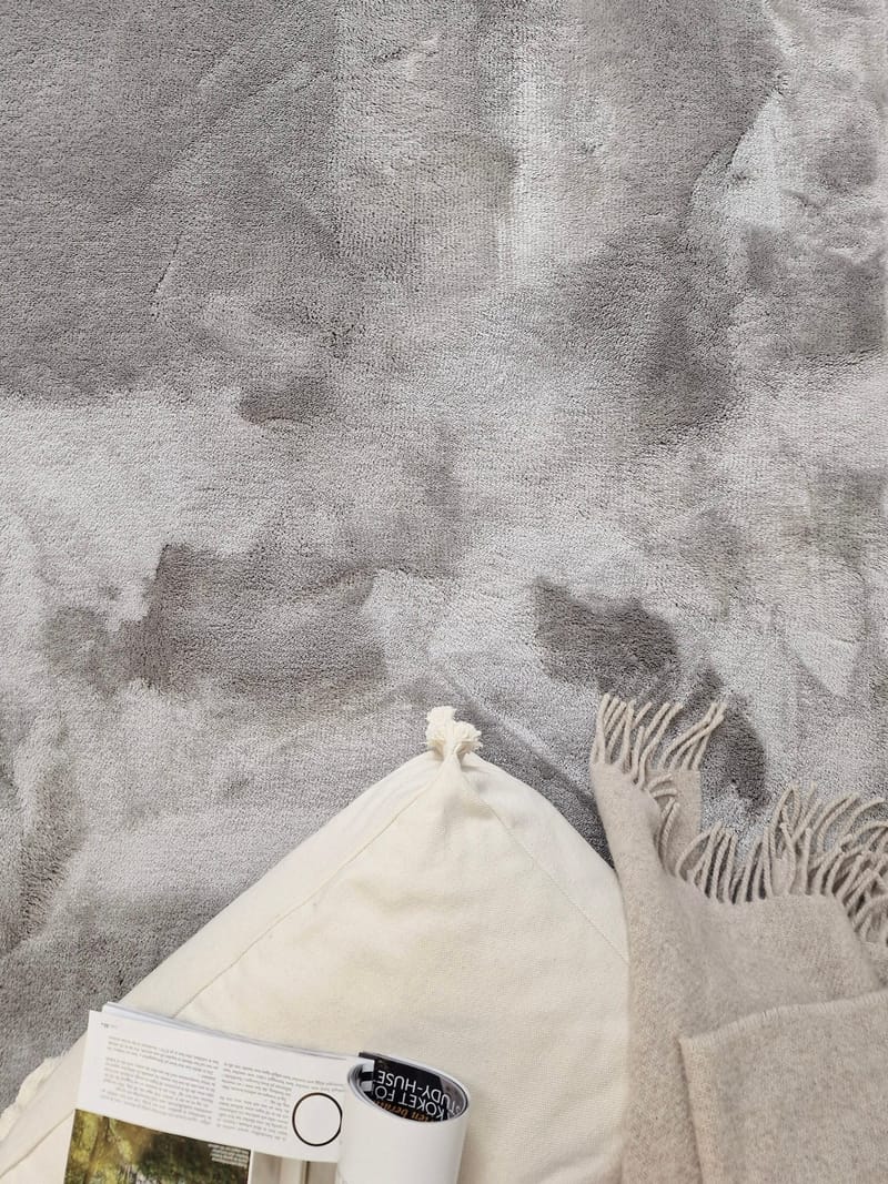 Cozy Ryamatta 160x230 cm Rektangulär - Silver - Textil & mattor - Matta - Modern matta - Ryamatta