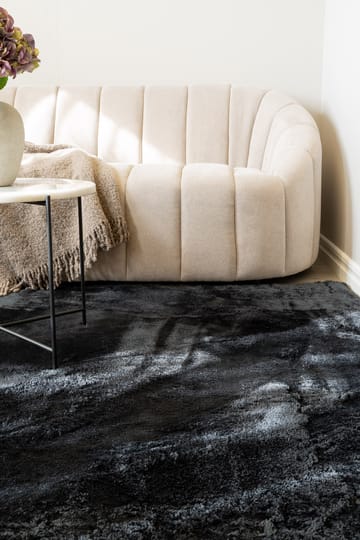 Cozy Ryamatta 160x230 cm Rektangulär - Svart - Textil & mattor - Matta - Modern matta - Ryamatta