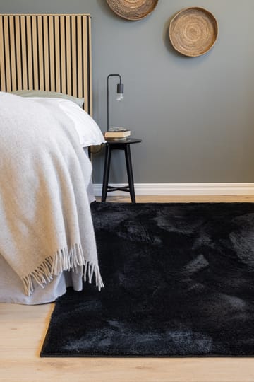Cozy Ryamatta 160x230 cm Rektangulär - Svart - Textil & mattor - Matta - Modern matta - Ryamatta