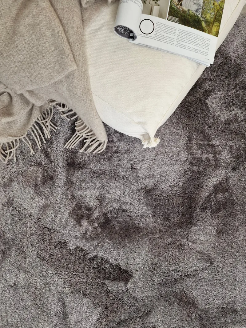 Cozy Ryamatta 200x290 cm Rektangulär - Grå - Textil & mattor - Matta - Modern matta - Ryamatta