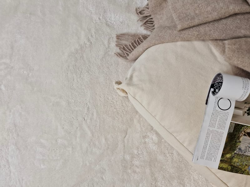 Cozy Ryamatta 200x290 cm Rektangulär - Vit - Textil & mattor - Matta - Modern matta - Ryamatta