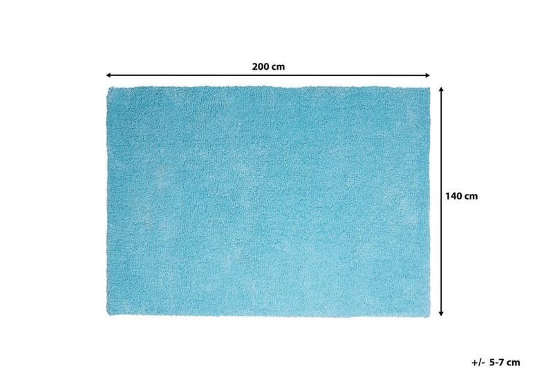 Demre Matta 140x200 - Blå - Textil & mattor - Matta - Modern matta - Ryamatta