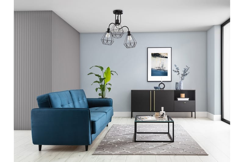 Ryamatta Elsher Rektangulär 220x160 cm - Grå - Textil & mattor - Matta - Modern matta - Ryamatta