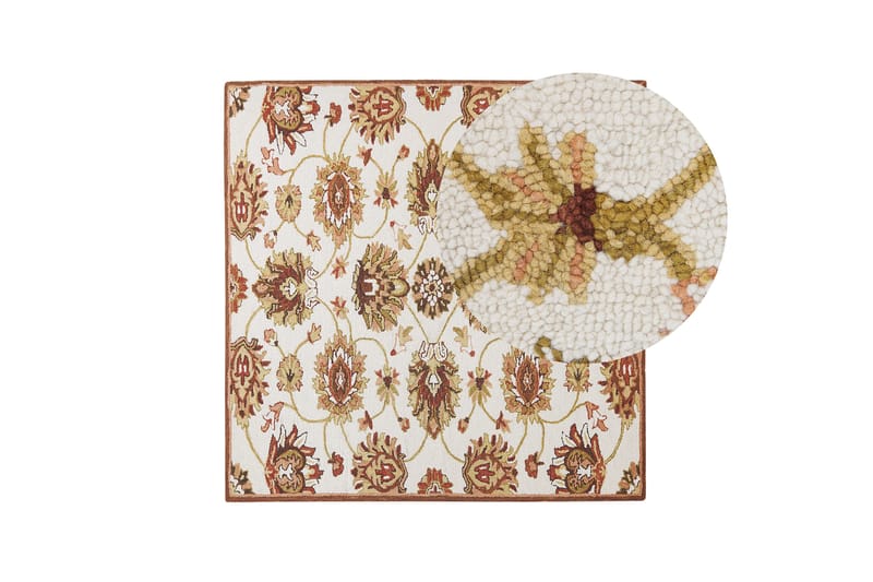 Ryamatta Ezine 200x200 cm - Beige - Textil & mattor - Matta - Modern matta - Ullmatta