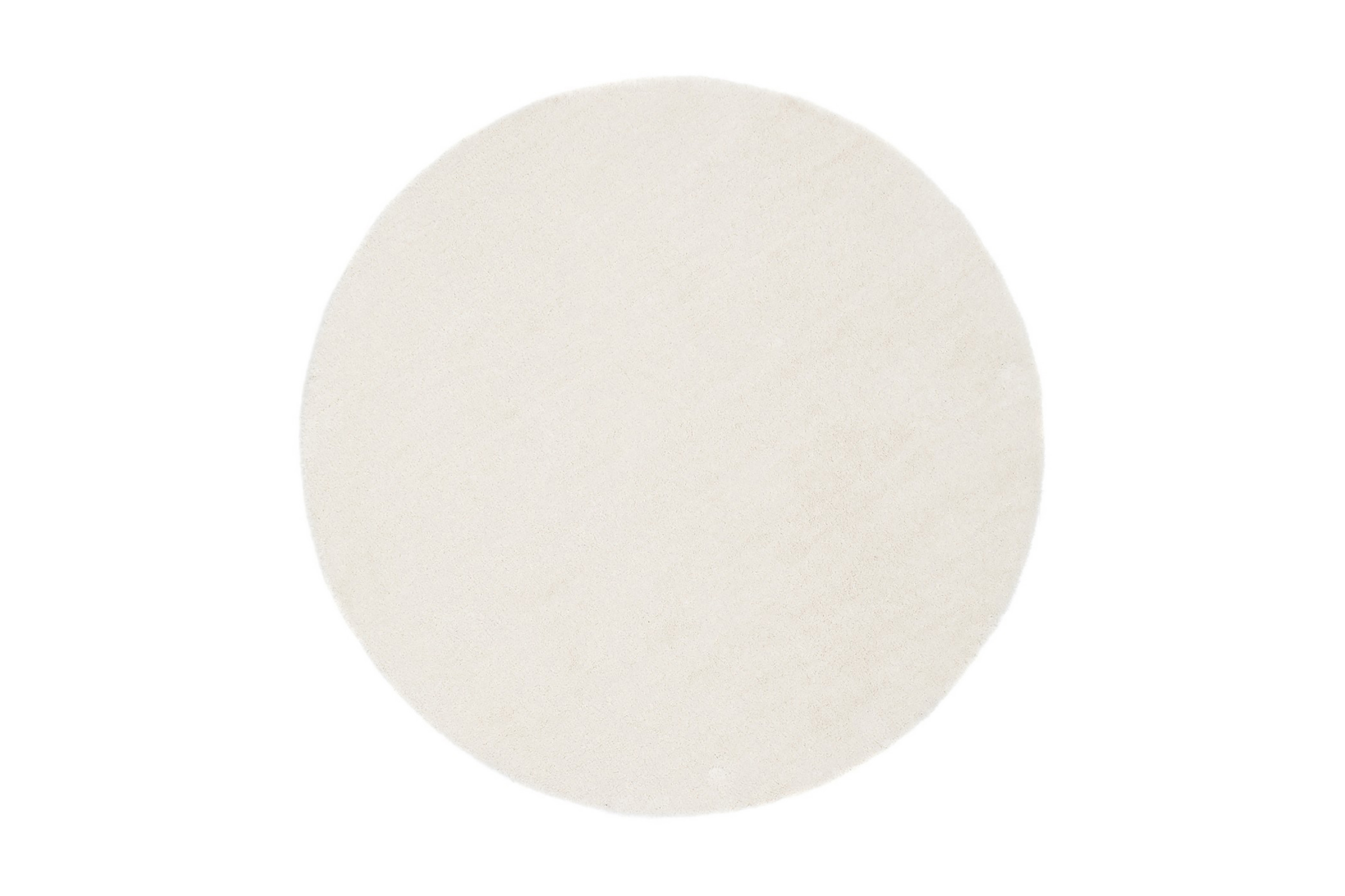 feel matta 120 rund - vit