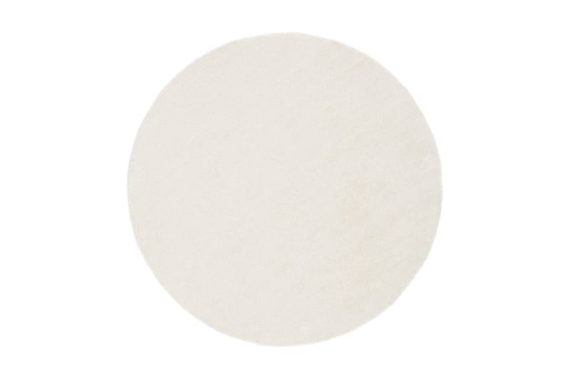 Feel Matta 120 Rund, Vit