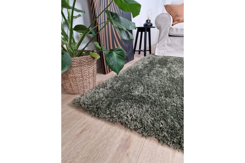 Floki Ryamatta 133x190 cm Rektangulär - Smaragdgrön - Textil & mattor - Matta - Modern matta - Ryamatta