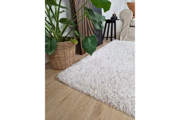 Floki Ryamatta 133x190 cm Rektangulär - Vit - Textil & mattor - Matta - Modern matta - Ryamatta