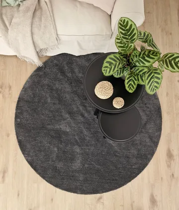 Fosieborg Matta 240 Rund - Grafit - Textil & mattor - Matta - Modern matta - Ryamatta