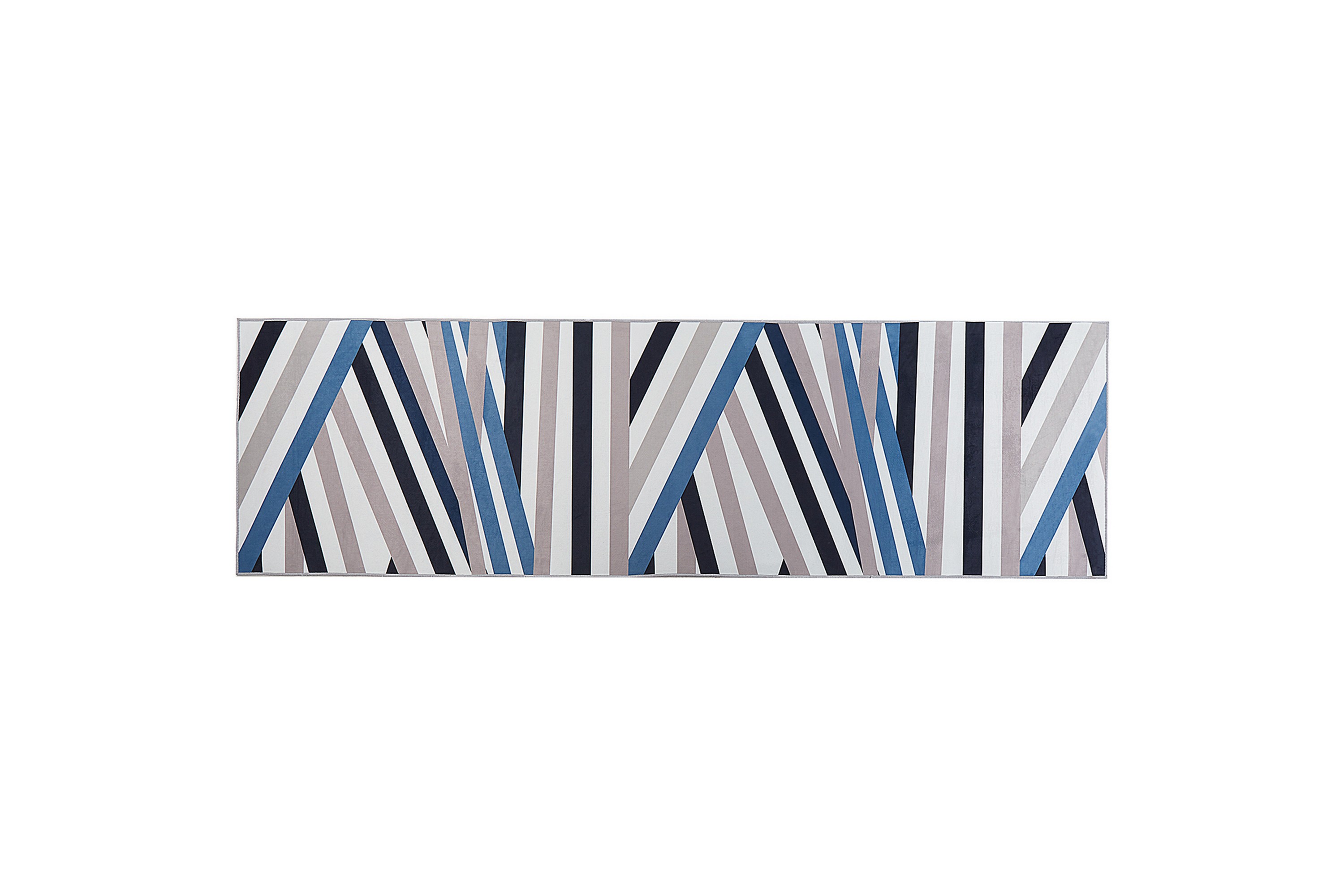 Ryamatta Garrone 60x200 cm Svart/Vit