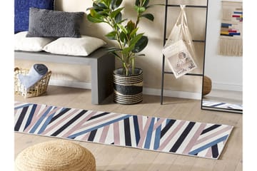 Ryamatta Garrone 60x200 cm - Svart/Vit - Textil & mattor - Matta - Modern matta - Ryamatta
