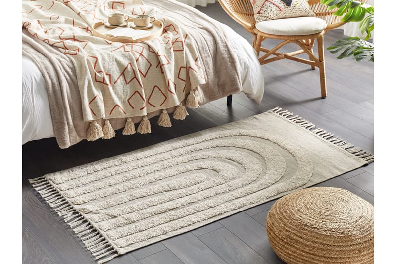 Ryamatta Hakkari 80x150 cm - Beige - Textil & mattor - Matta - Modern matta - Ryamatta
