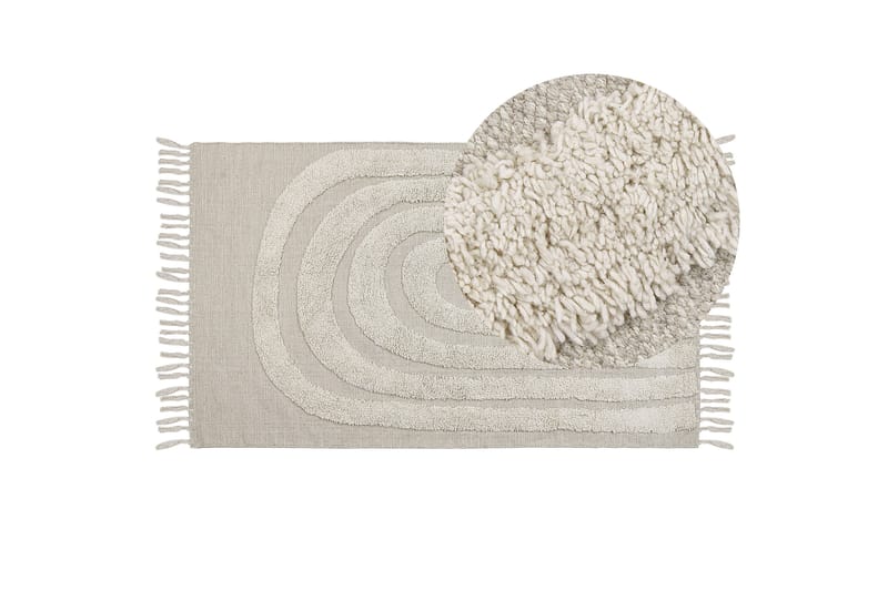 Ryamatta Hakkari 80x150 cm - Beige - Textil & mattor - Matta - Modern matta - Ryamatta