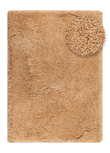 Handvävd Matta Sorrento 160x230 cm - Karamell - Textil & mattor - Matta - Modern matta - Ryamatta