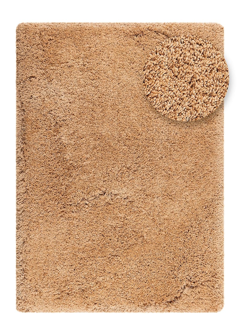 Handvävd Matta Sorrento 160x230 cm - Karamell - Textil & mattor - Matta - Modern matta - Ryamatta