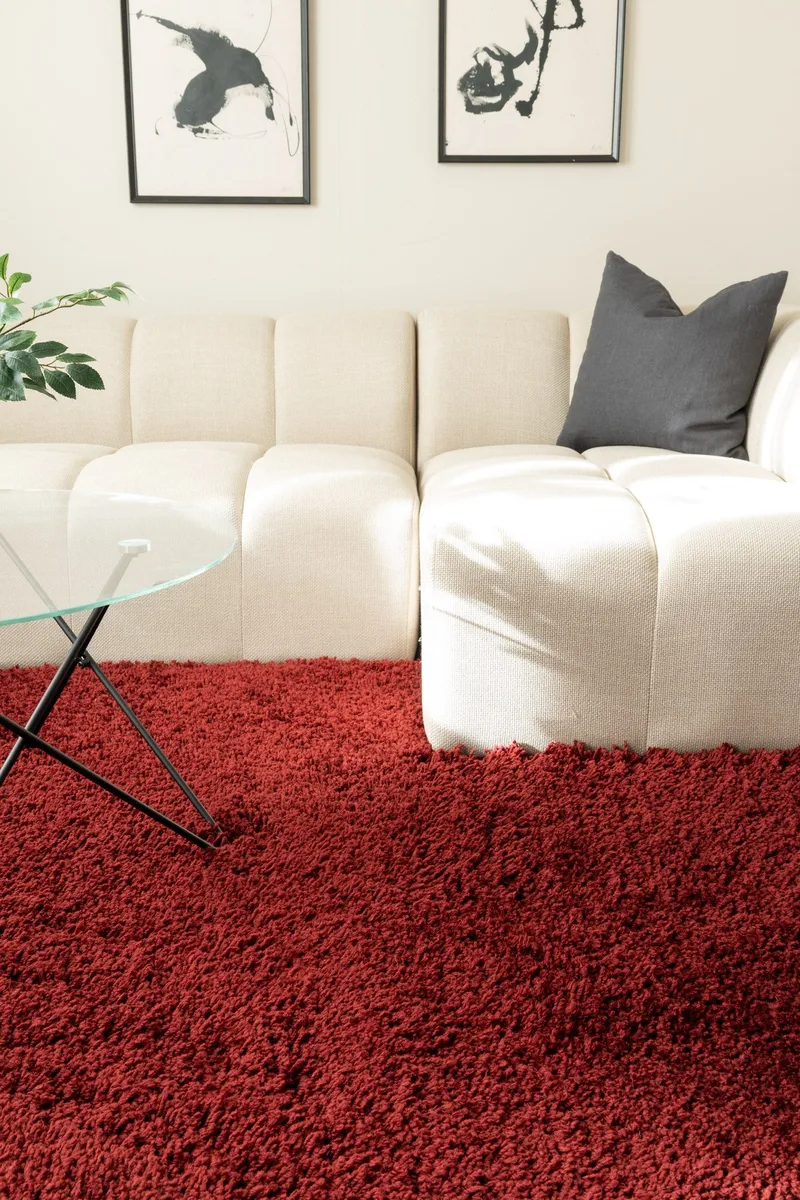 Handvävd Matta Sorrento 160x230 cm - Marsala - Textil & mattor - Matta - Modern matta - Ryamatta