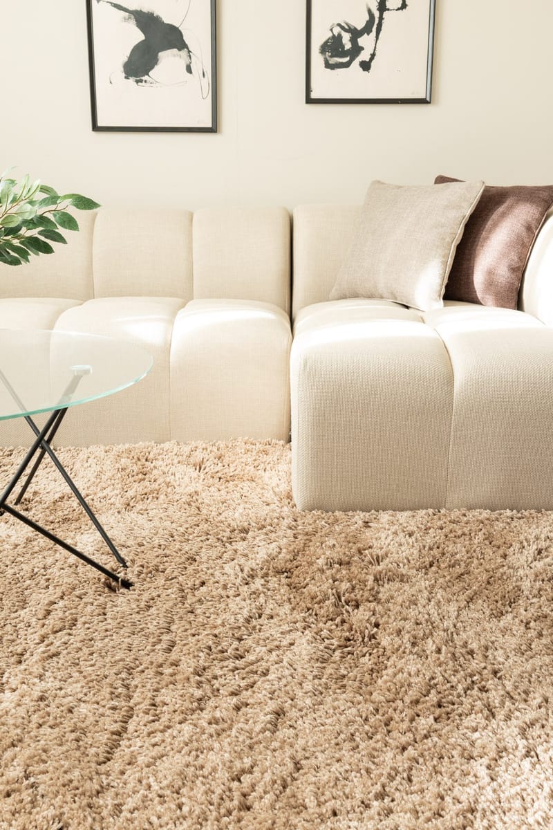 Handvävd Matta Sorrento 200x300 cm - Linne - Textil & mattor - Matta - Modern matta - Ryamatta