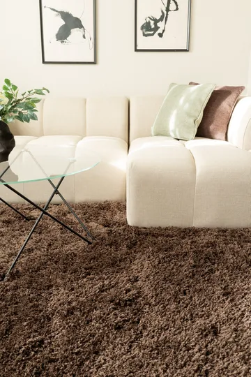 Handvävd Matta Sorrento 200x300 cm - Mörkbrun - Textil & mattor - Matta - Modern matta - Ryamatta