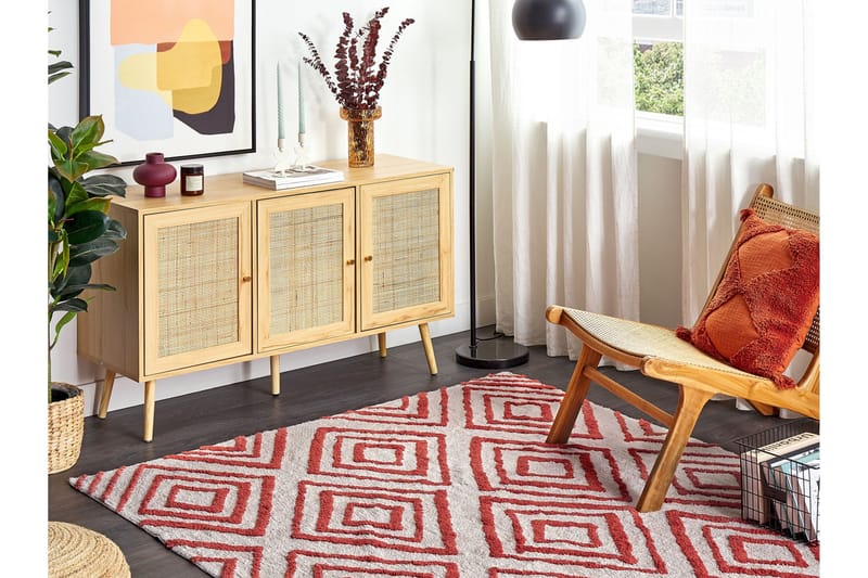 Ryamatta Haskoy 160x230 cm - Svart/Vit - Textil & mattor - Matta - Modern matta - Ryamatta