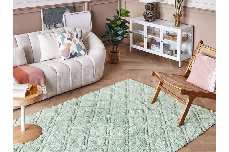Ryamatta Hatay 160x230 cm - Grön - Textil & mattor - Matta - Modern matta - Ryamatta